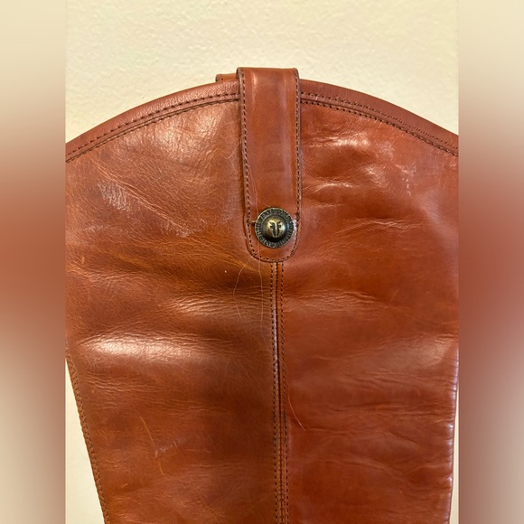 Frye Melissa Button Leather Riding Boot - Picture 6 of 9